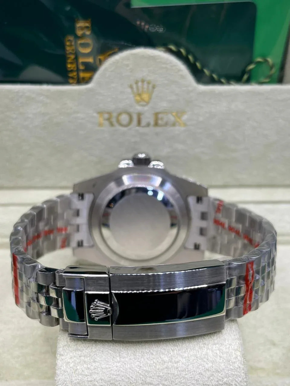 Montre de prestige bicolore Pepsi en métal