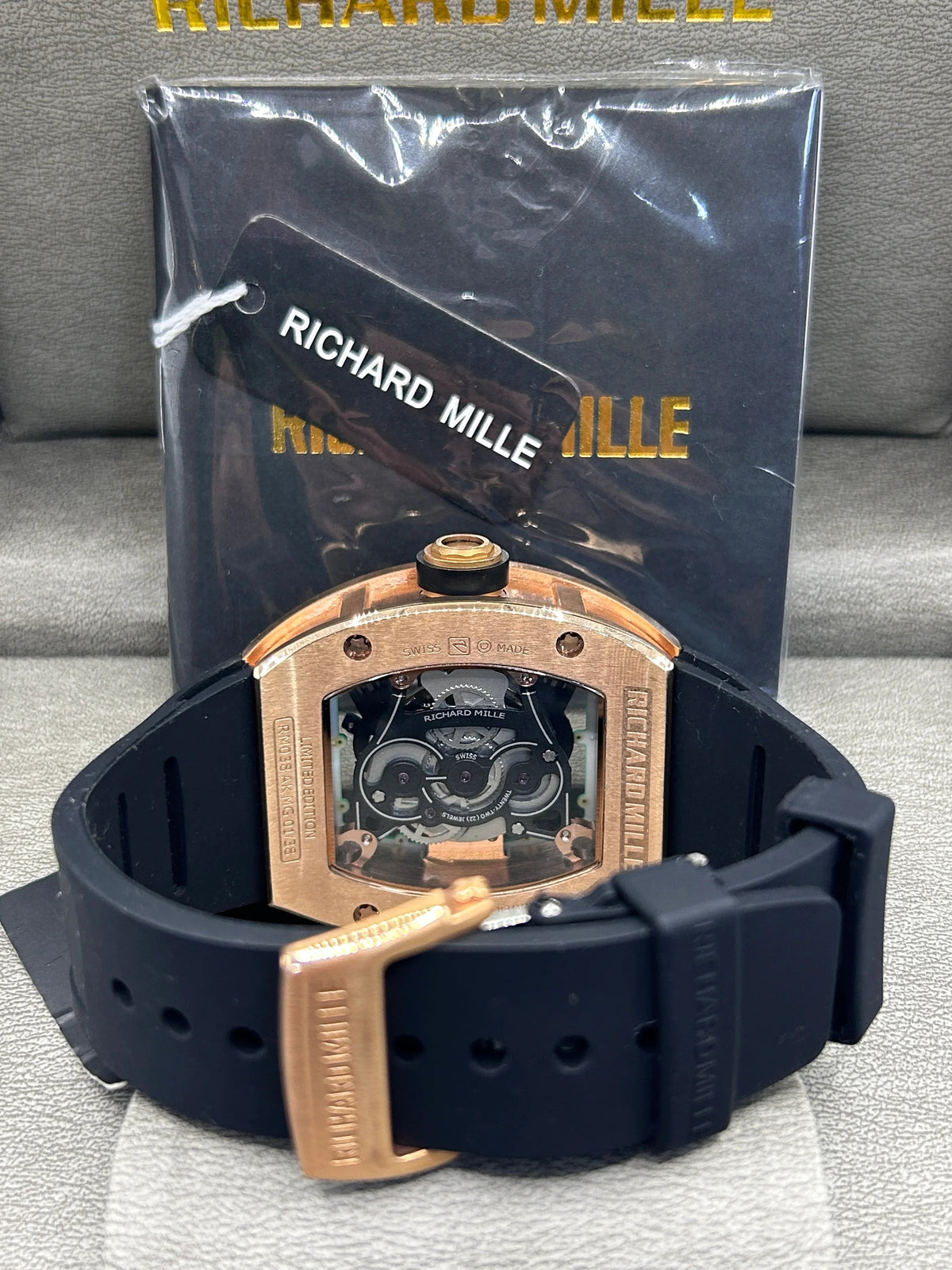 Montre Squelette en Or Rose
