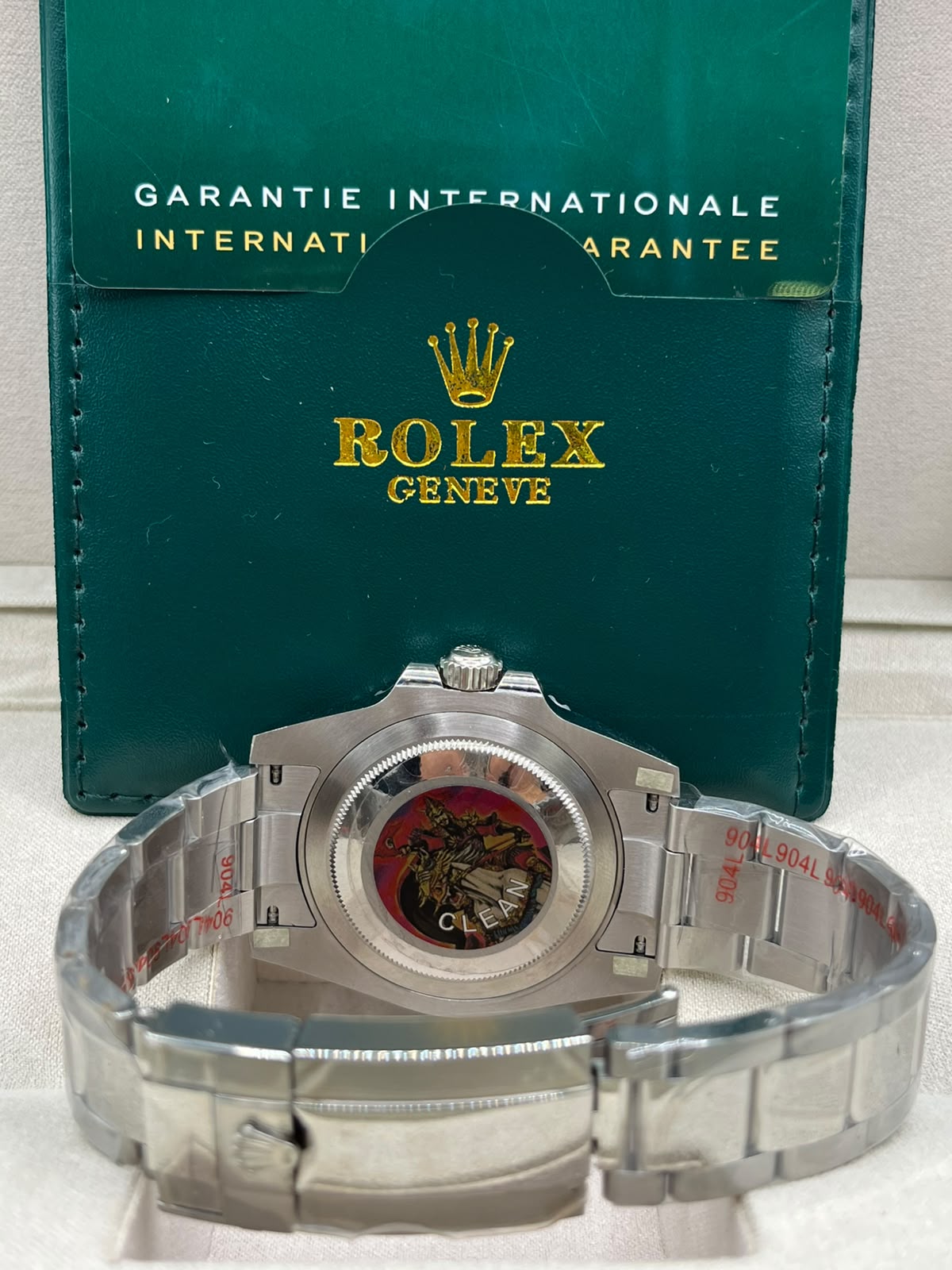 Montre GMT bicolore noir et bleu
