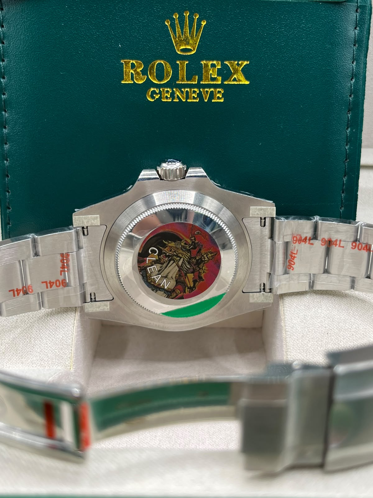 Montre Prestige à lunette noire et grise