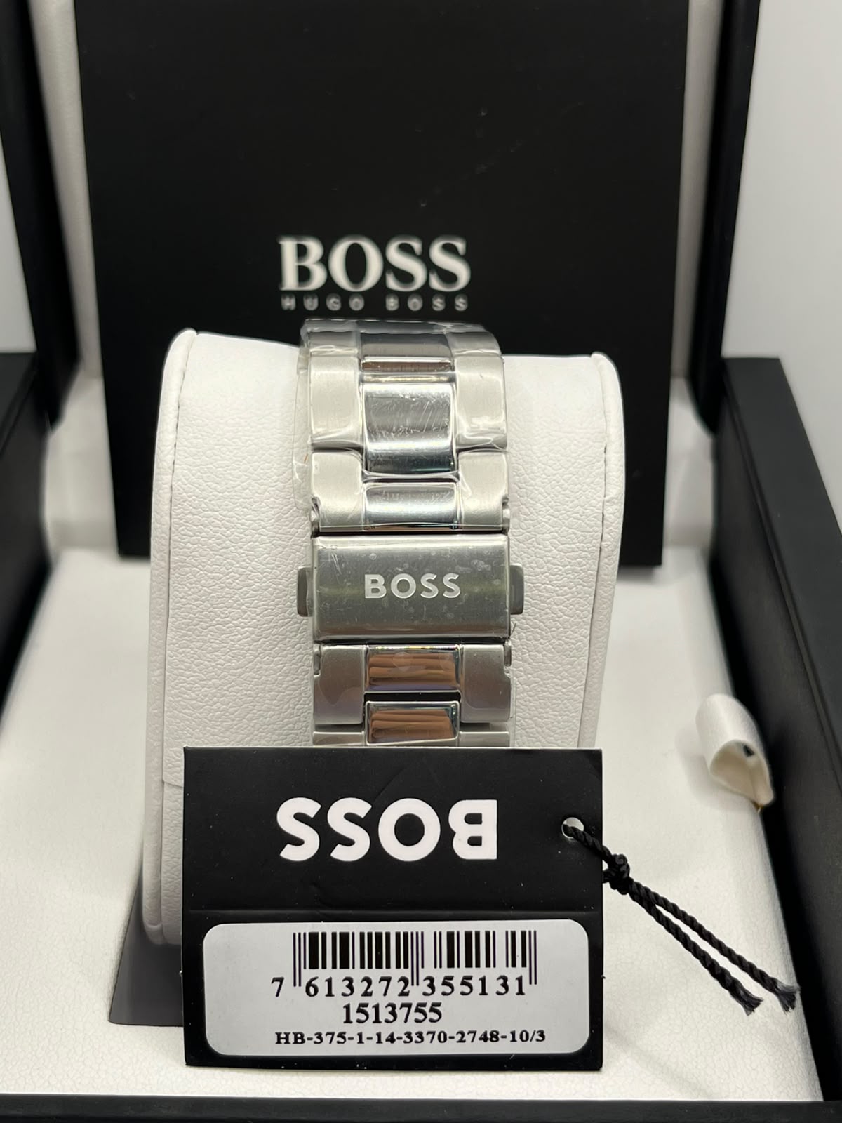 Montre Homme à Cadran Bleu et Bracelet en Acier