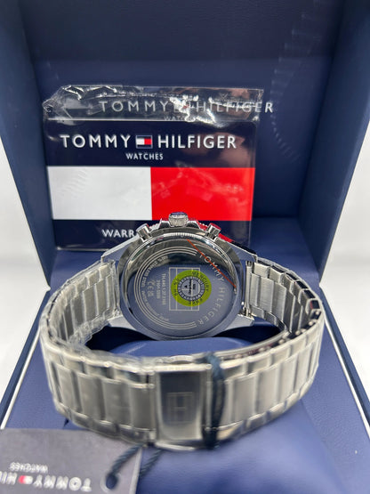 Montre chronographe bleue