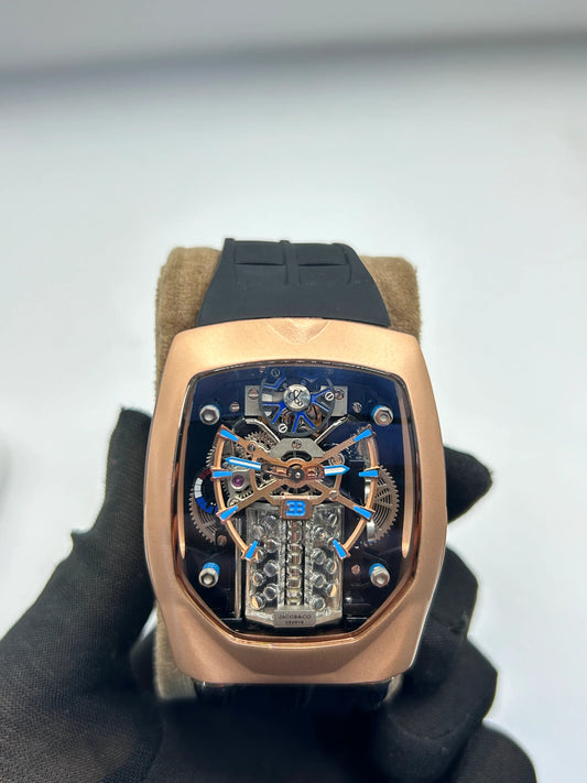 Montre Tourbillon en Or Rose