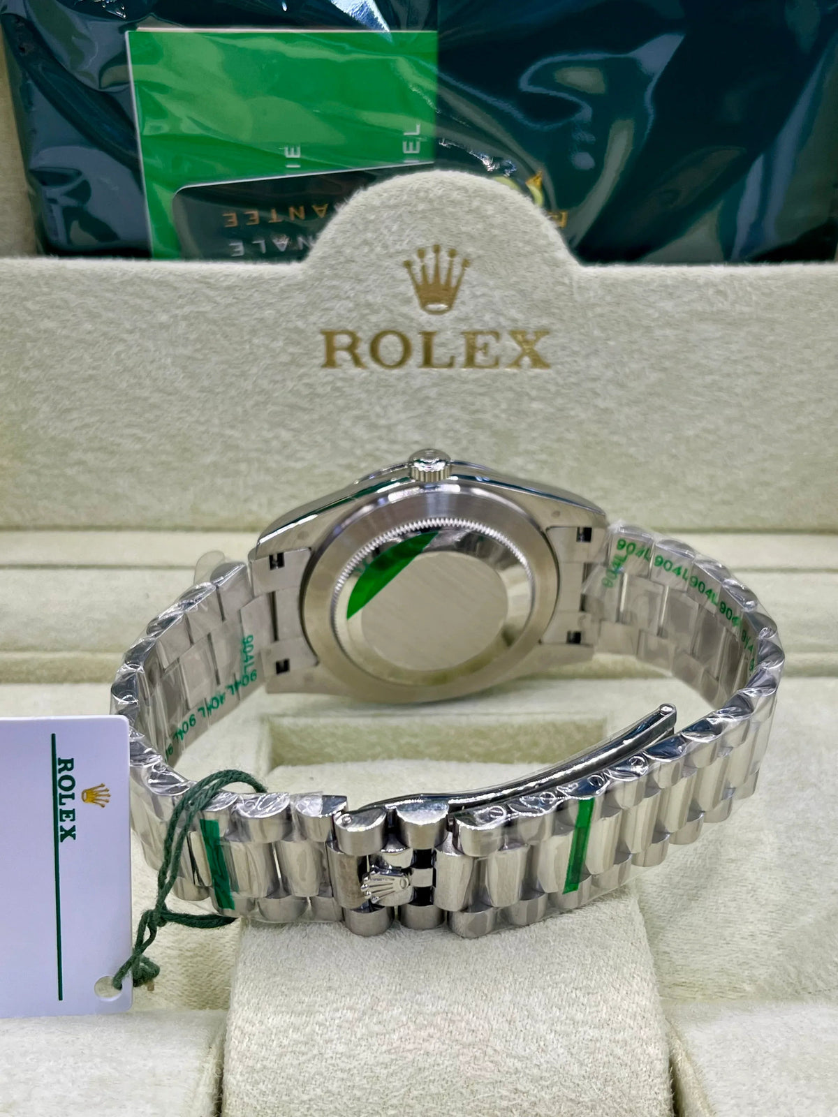 Montre Datejust à cadran gris en acier inoxydable