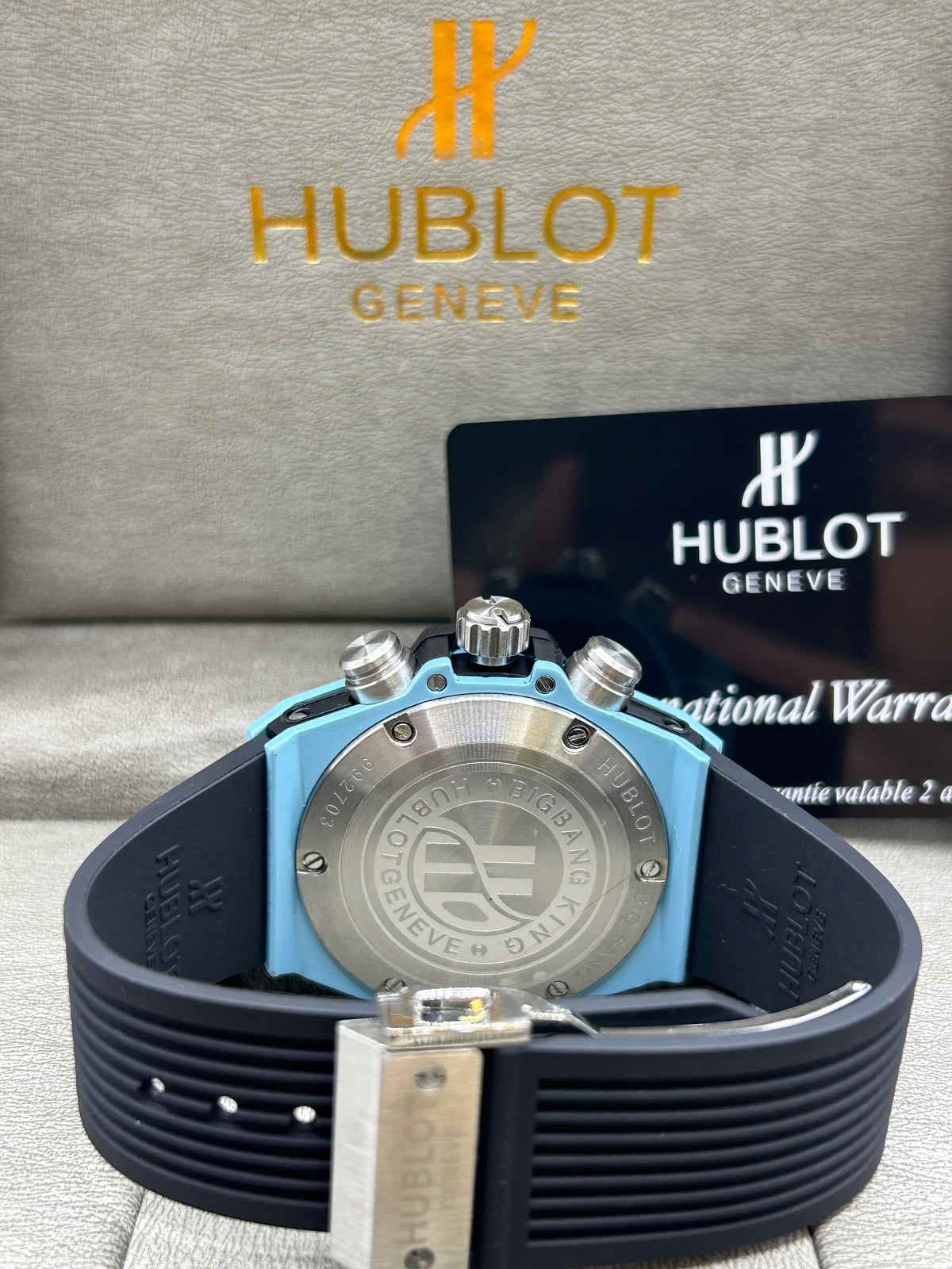 Montre Skeleton Bleu Clair Big Bang