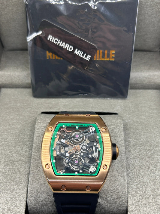 Montre Squelette en Or Rose