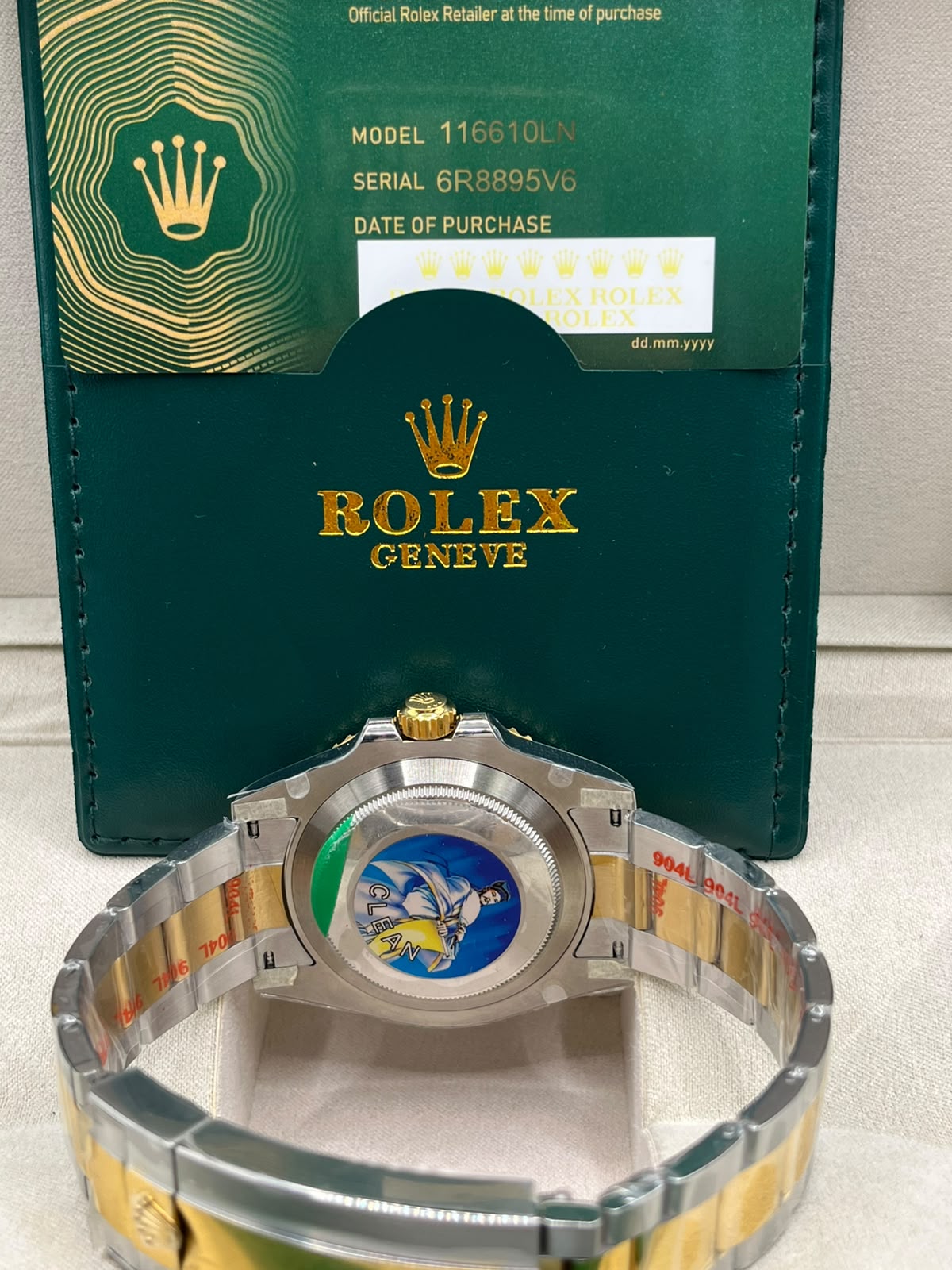 Montre Submariner Bluesy bicolore