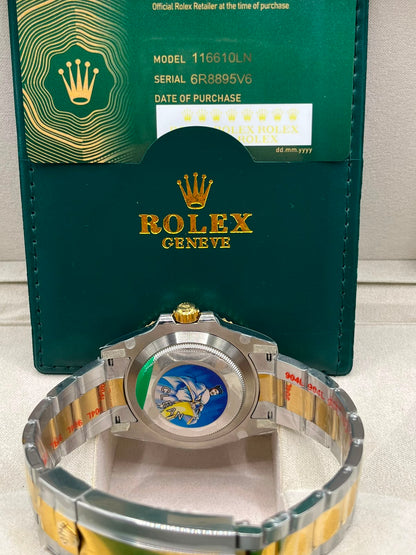 Montre Submariner Bluesy bicolore