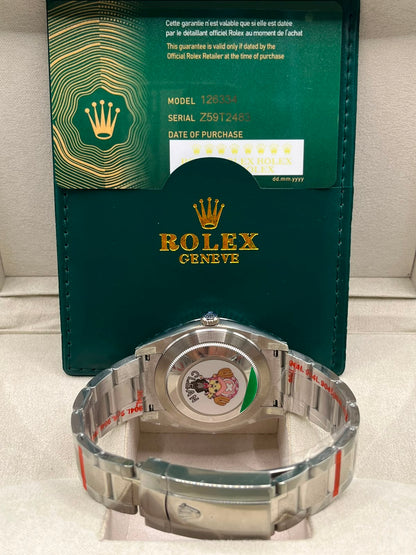 Montre 41 mm cadran ardoise style Wimbledon