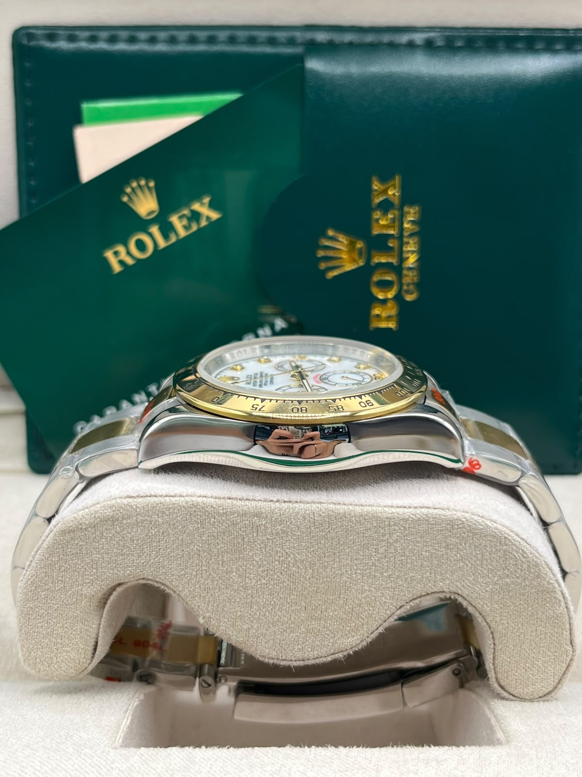 Cosmograph Daytona bicolore à cadran blanc