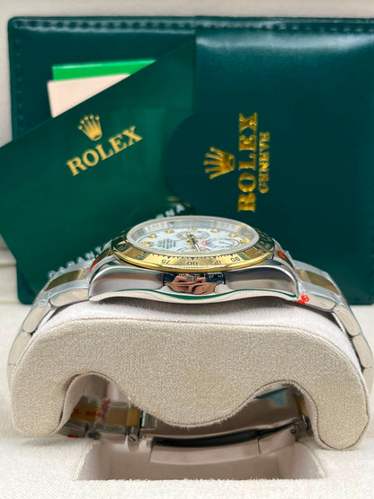 Cosmograph Daytona bicolore à cadran blanc