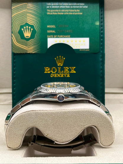Montre 41 mm cadran ardoise style Wimbledon