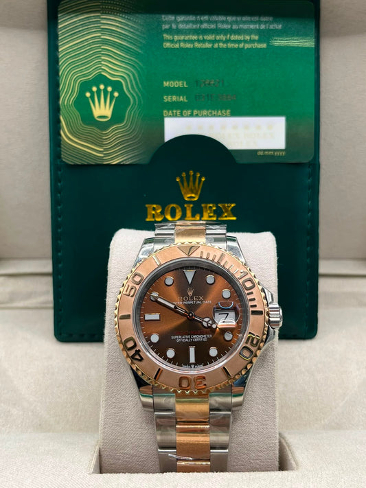 Montre nautique à cadran chocolat