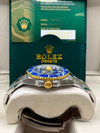 Montre Submariner Bluesy bicolore