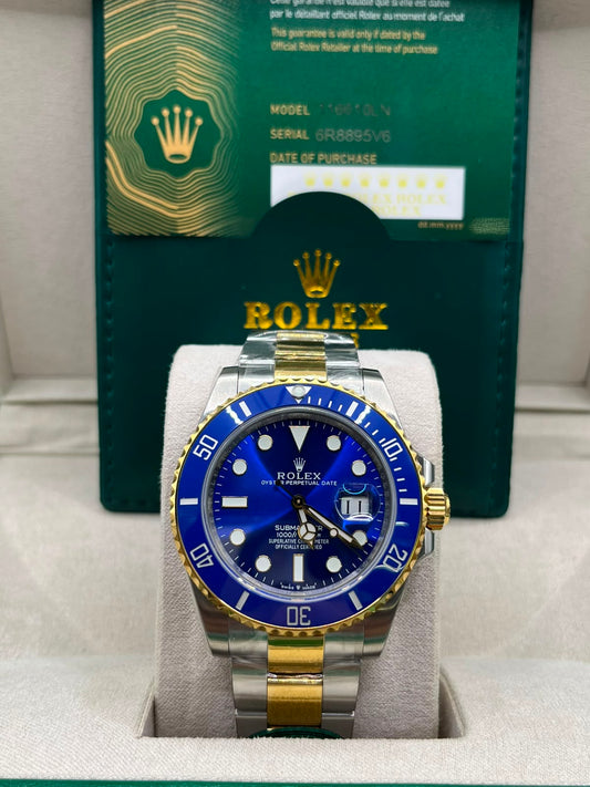 Montre Submariner Bluesy bicolore
