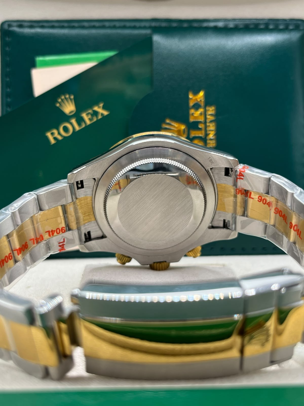 Cosmograph Daytona bicolore à cadran blanc