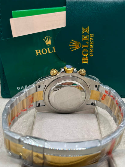 Chronographe cadran vert en or & acier — Master Copy